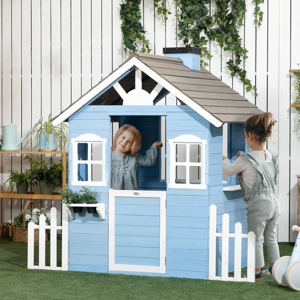 Kids Outdoor Playhouse - 플레이하우스 For Kids 야외 컨트리 스타일