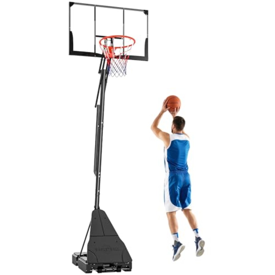 Basketball Hoop Outdoor - 야외용 이동식 농구대 (차고, 마당, 실내