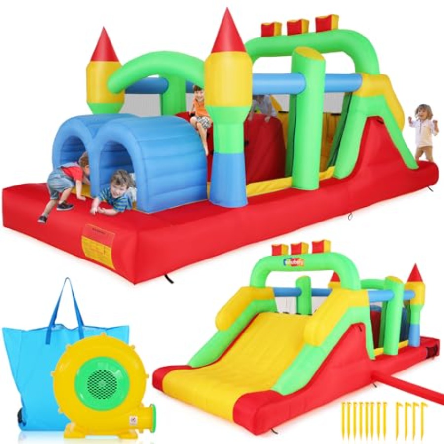 Kids Outdoor Bounce House - 대형 어린이용(3~6세, 8~12세) 야외용 풍선 바운스