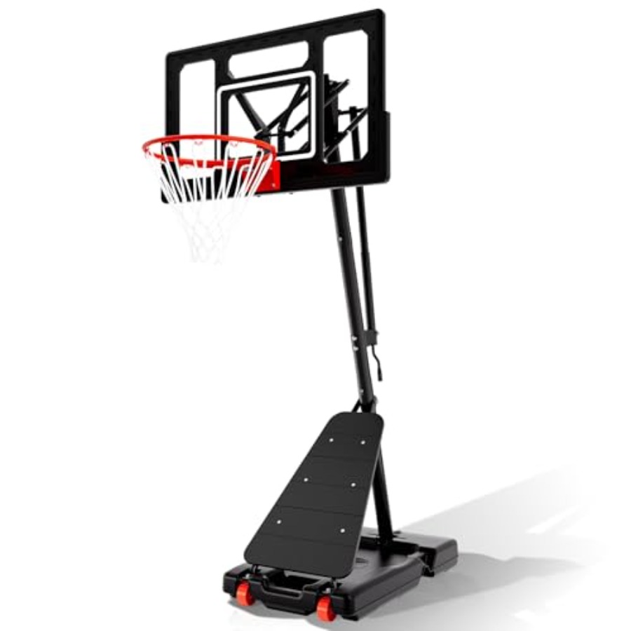 Basketball Hoop Outdoor - 야외용 농구대, 깨지지 않는 백보드(40/44/48인치), 이동식