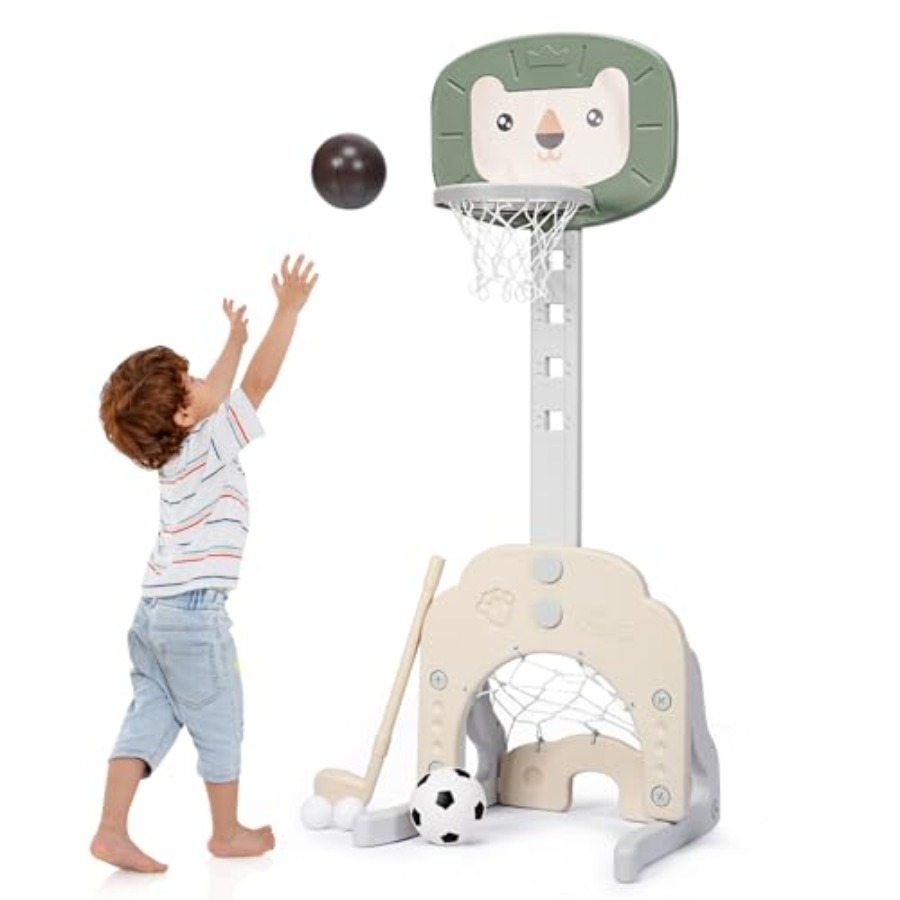 Basketball Hoop Outdoor - 실내외 어린이 농구대 장난감 스탠드, 스틸