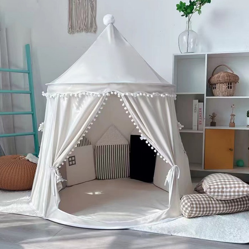 Kids Outdoor Wendy House - 대형 티피 텐트 어린이용 접이식 장난감