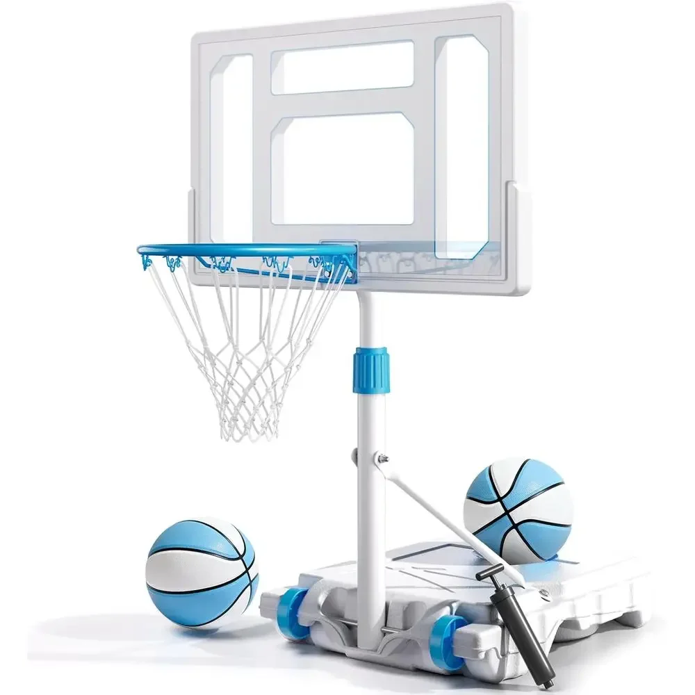 Basketball Hoop Outdoor - 휴대용 32인치 수영장 농구대 - 스테인리스