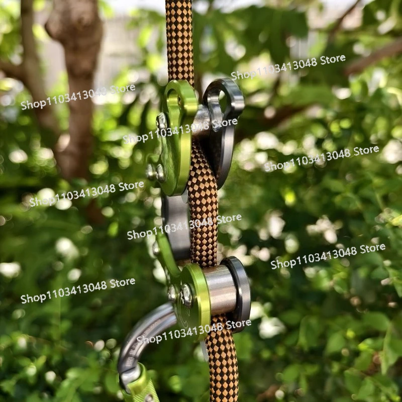 Kids Outdoor Climbing Equipment - 8개의 링으로 된 로프 없는 기계식