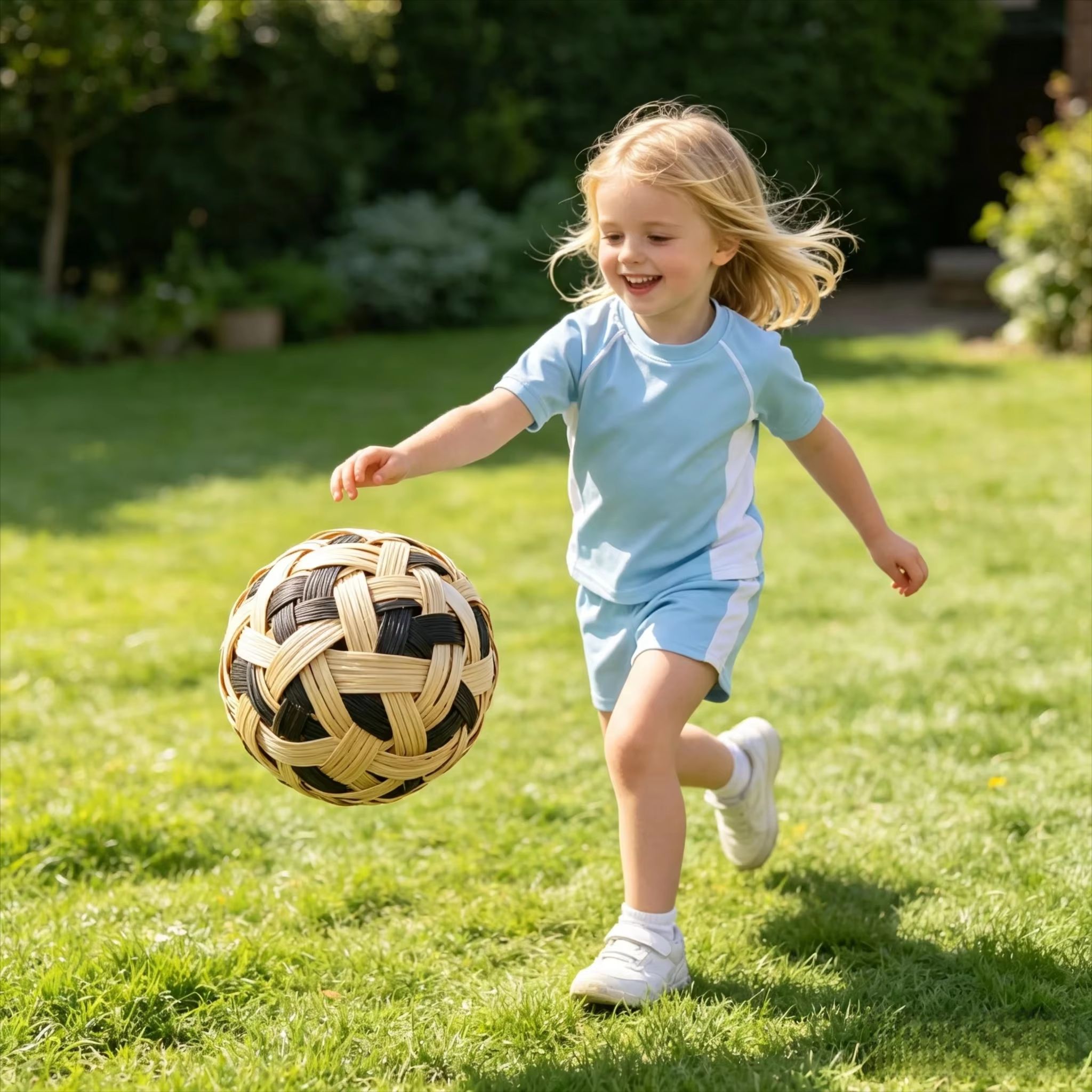 어린이 세팍 타크라우 라탄 볼 손으로 짠 어린이 킥 배 - Outdoor Toys For Kids 리뷰 및 가격