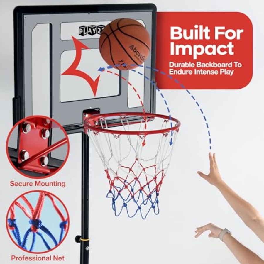 야외용 어린이 농구대, 33인치 폴리카보네이트 백보드, - Basketball Hoop Outdoor 리뷰 및 가격