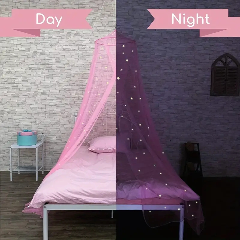 빛나는 별이 빛나는 소녀용 침대 캐노피, 핑크 공주 아 - Kids Outdoor Daybed 리뷰 및 가격