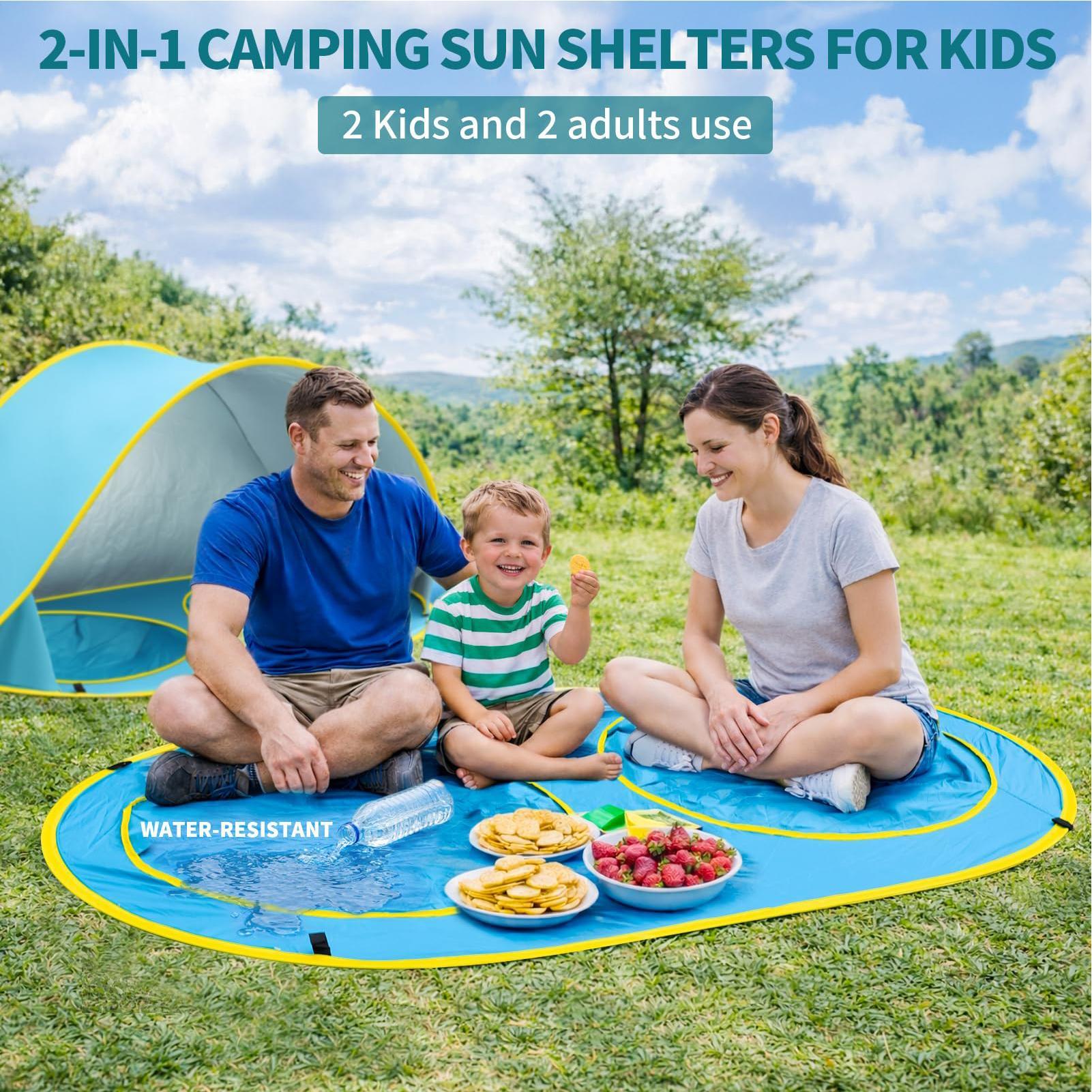 어린이용 해변 텐트, 자외선 차단 햇빛 가리개, 어린이 - Kids Outdoor Daybed 리뷰 및 가격