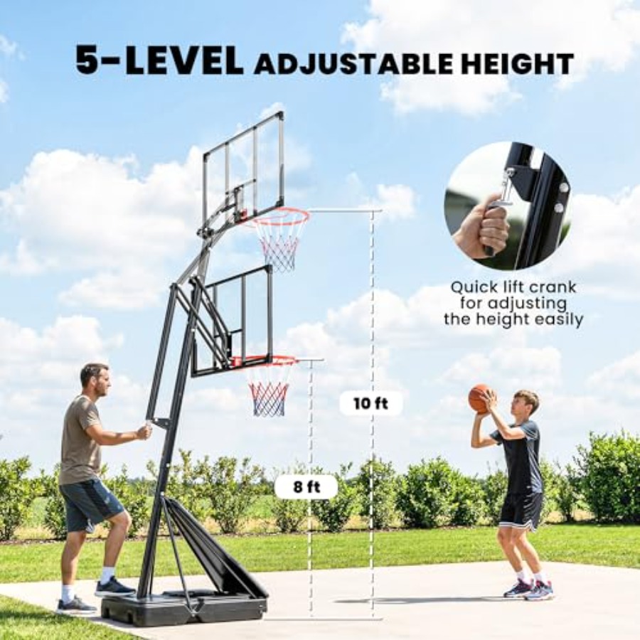 야외용 이동식 농구대 (차고, 마당, 실내 사용 가능) - Basketball Hoop Outdoor 리뷰 및 가격