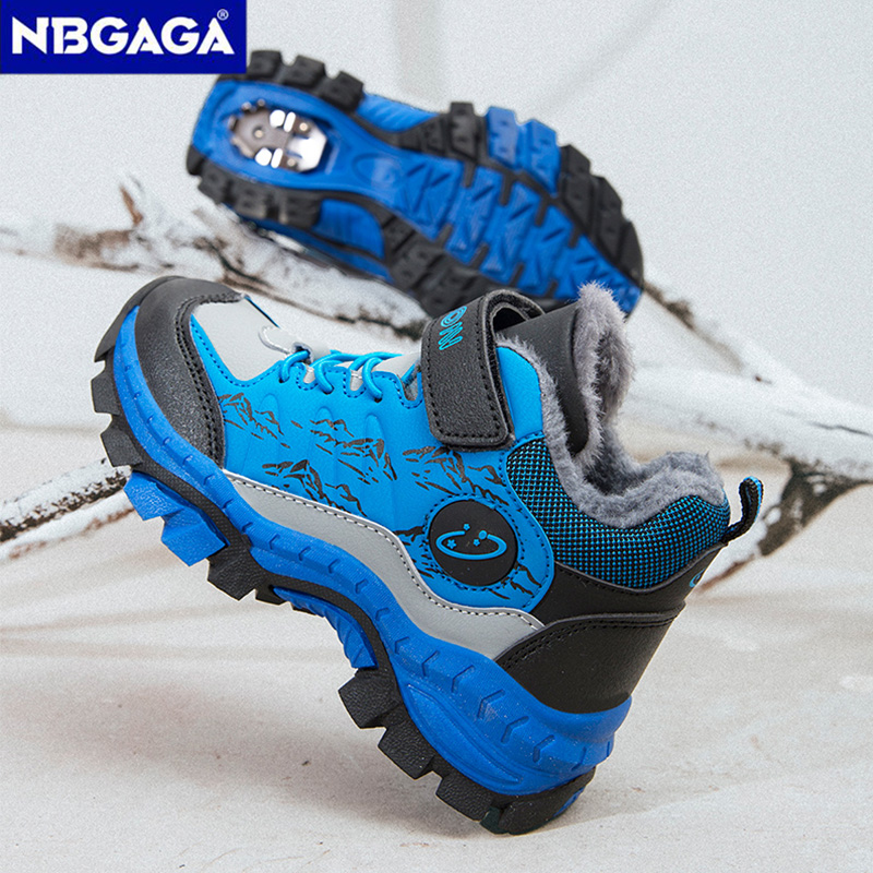 겨울 어린이 캐주얼 스노우 발목 부츠 미끄럼 방지 야외 - Kids Outdoor Climbing Equipment 리뷰 및 가격