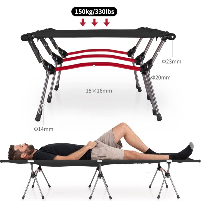 야외 캠핑 접이식 침대 휴대용 초경량 알루미늄 합금 간 - Kids Outdoor Daybed 리뷰 및 가격
