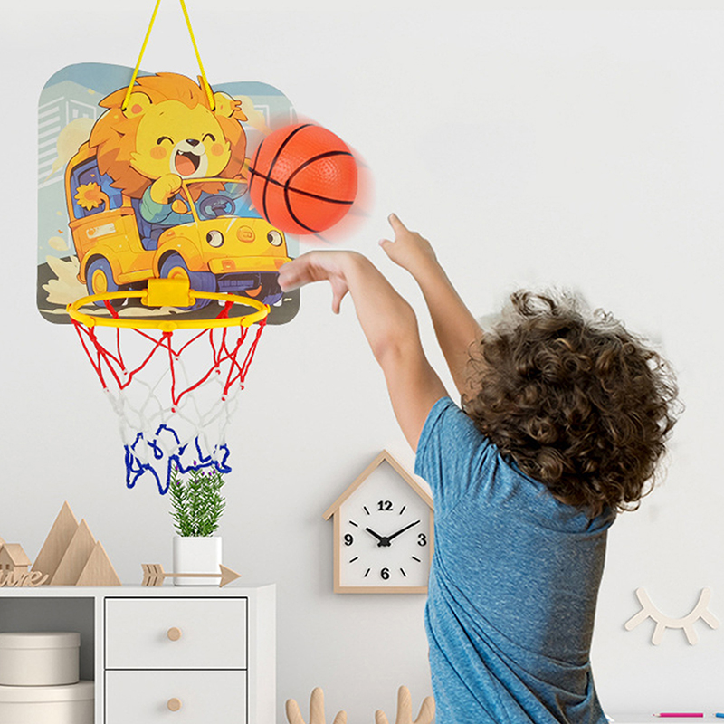어린이 조절 가능한 농구대 만화 동물 모양 슈팅 바스켓 - Outdoor Toys For Kids 리뷰 및 가격