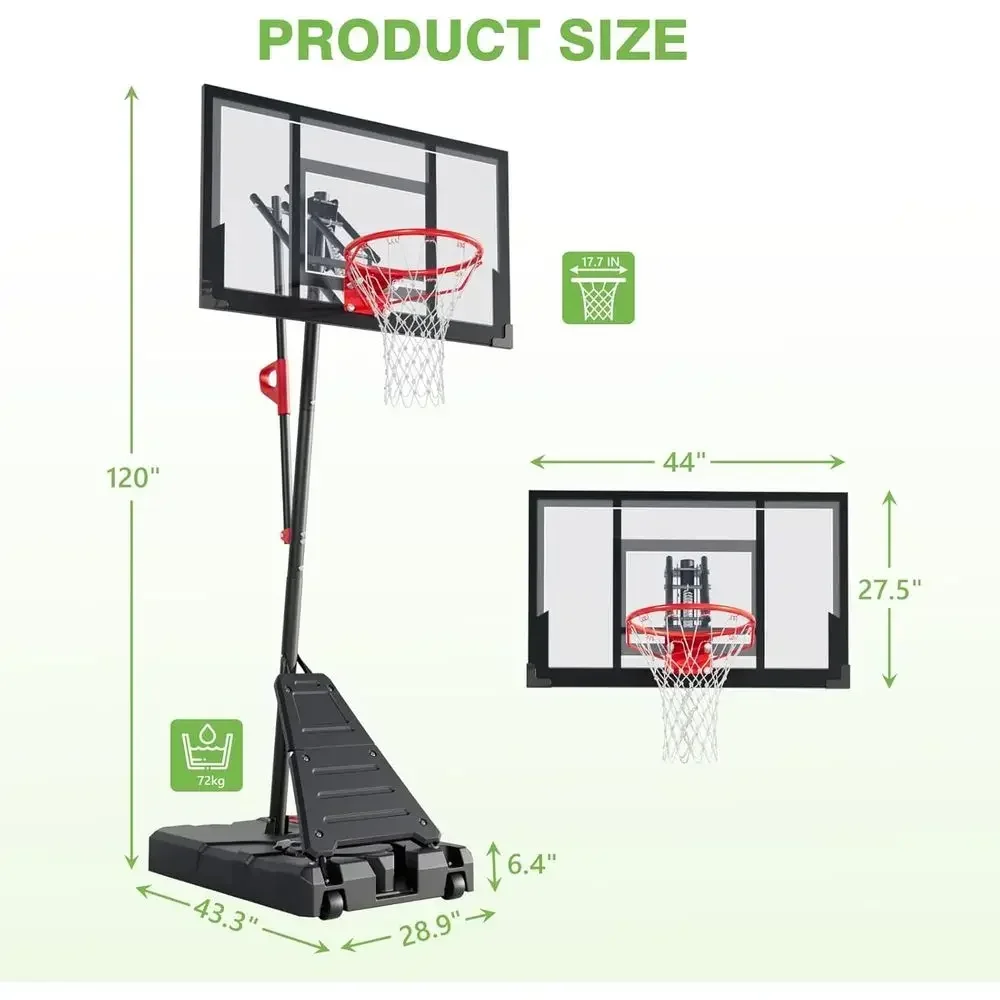 야외용 높이 조절 가능 농구대, 40개의 깨지지 않는  - Basketball Hoop Outdoor 리뷰 및 가격