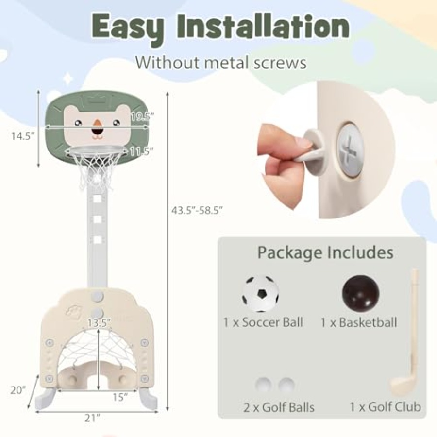 실내외 어린이 농구대 장난감 스탠드, 스틸 프레임, 파 - Basketball Hoop Outdoor 리뷰 및 가격