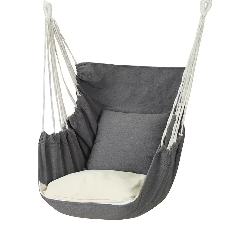 캔버스 해먹 스윙 의자 (베개 포함) 실내외용 행잉 스 - Kids Outdoor Chair 리뷰 및 가격