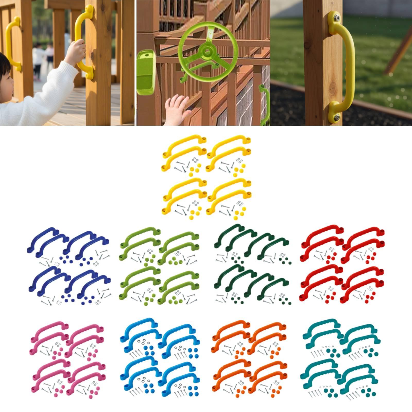 8Pcs 등반 프레임 핸들 쉬운 설치 야외 놀이 세트  - Kids Outdoor Playhouse 리뷰 및 가격