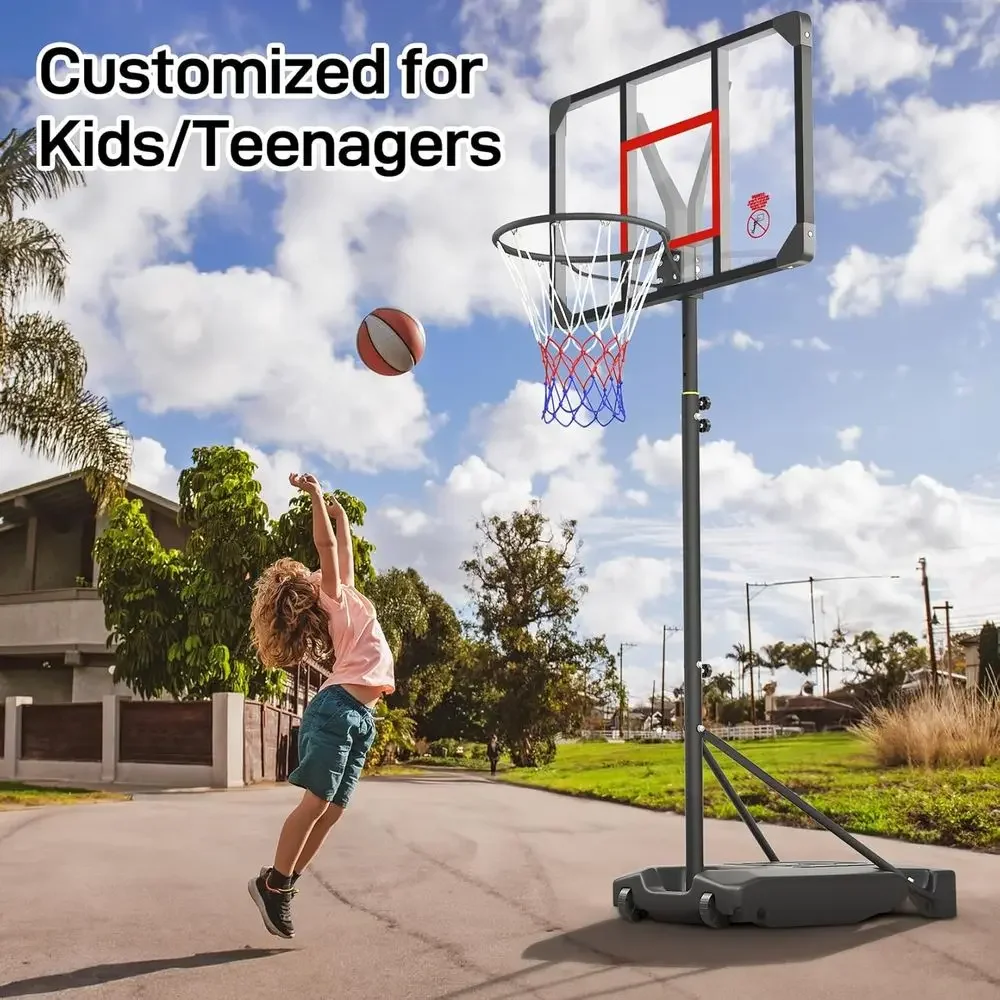 어린이, 청소년, 유소년을 위한 높이 조절 가능한 휴대 - Basketball Hoop Outdoor 리뷰 및 가격