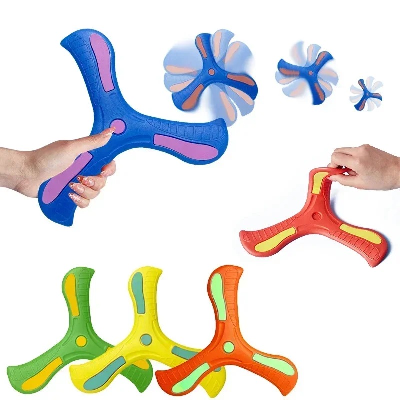 어린이 부메랑 소프트 세 잎 크로스 성인-어린이 대화  - Outdoor Toys For Kids 리뷰 및 가격