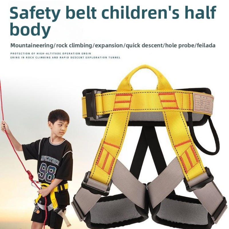 어린이 야외 하네스 스포츠 암벽 등반 반신 안전 보호  - Kids Outdoor Climbing Equipment 리뷰 및 가격