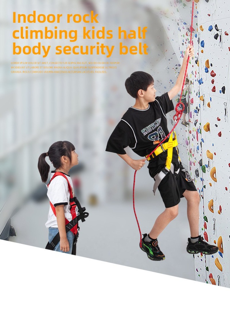 어린이 야외 하네스 스포츠 암벽 등반 반신 안전 보호  - Kids Outdoor Climbing Equipment 리뷰 및 가격