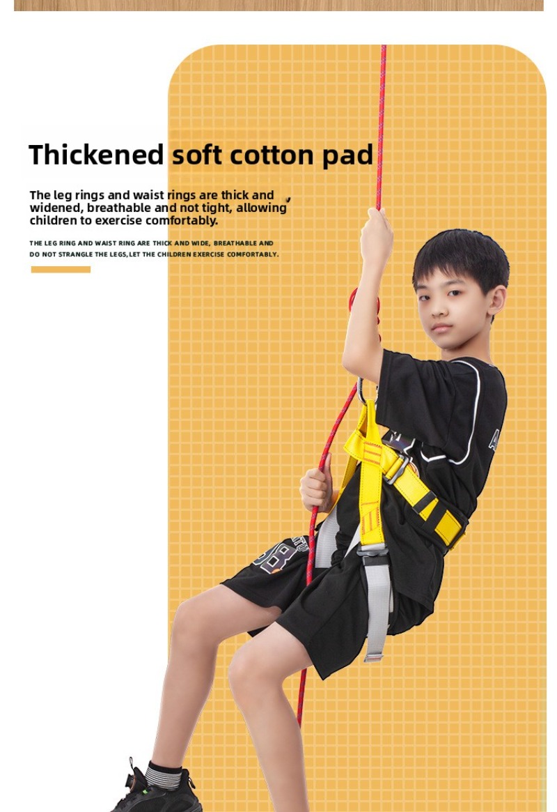 어린이 야외 하네스 스포츠 암벽 등반 반신 안전 보호  - Kids Outdoor Climbing Equipment 리뷰 및 가격