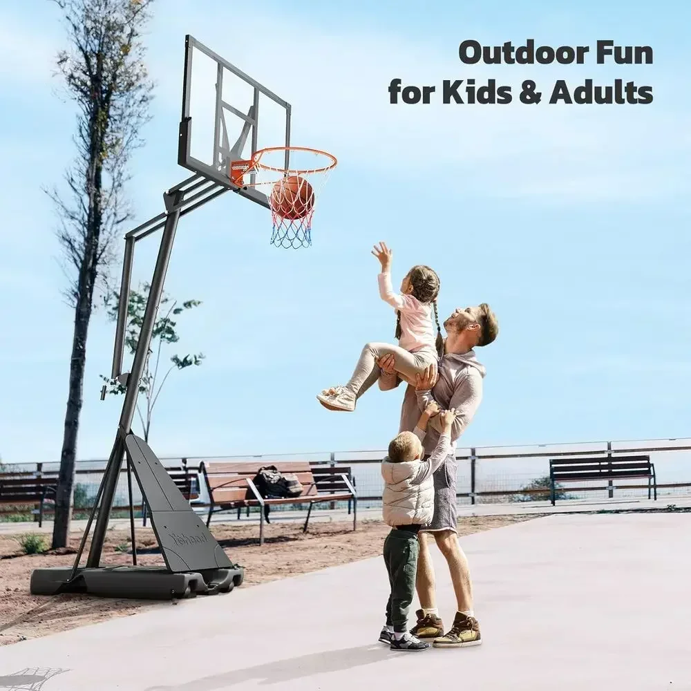 휴대용 야외 농구대, 44/48인치 백보드, 코트, 마 - Basketball Hoop Outdoor 리뷰 및 가격