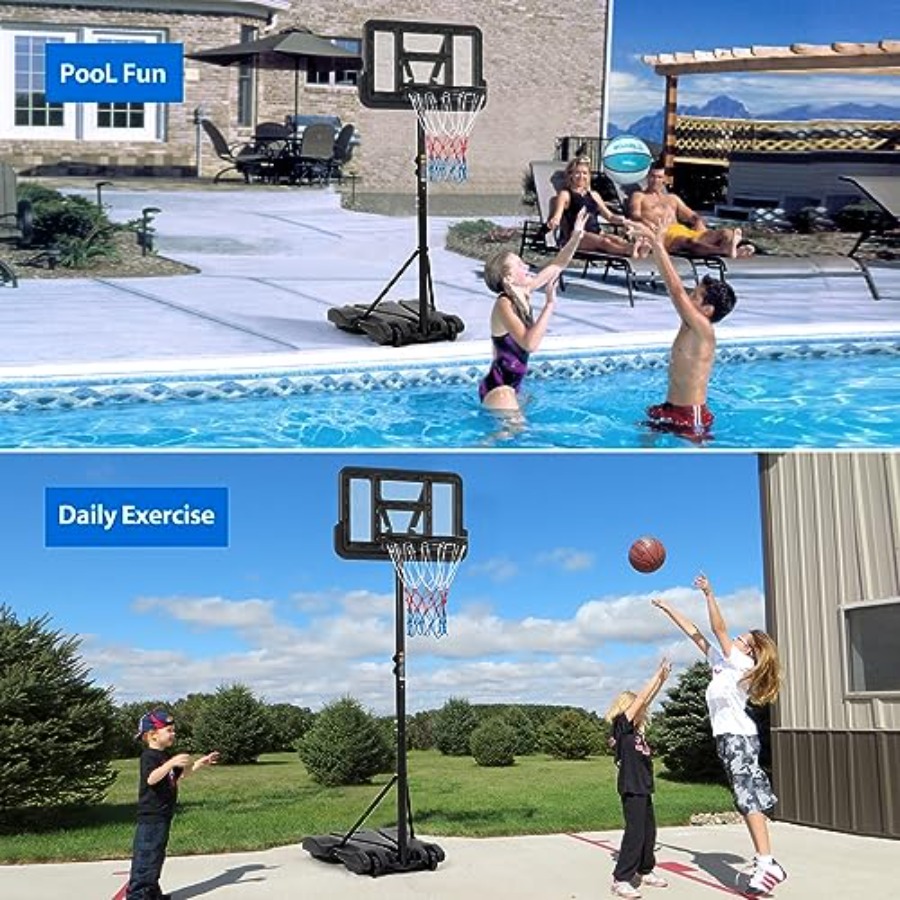 뒷마당 진입로 실내외 어린이 농구대: 높이 조절 가능( - Basketball Hoop Outdoor 리뷰 및 가격