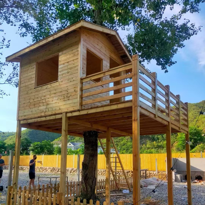 야외 이동식 조립형 홈스테이 나무집 방부목 마당 정자  - Kids Outdoor Playhouse 리뷰 및 가격